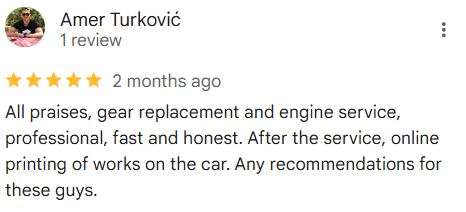 Ocjena auto servisa OEMS Centar Sarajevo od klijenta